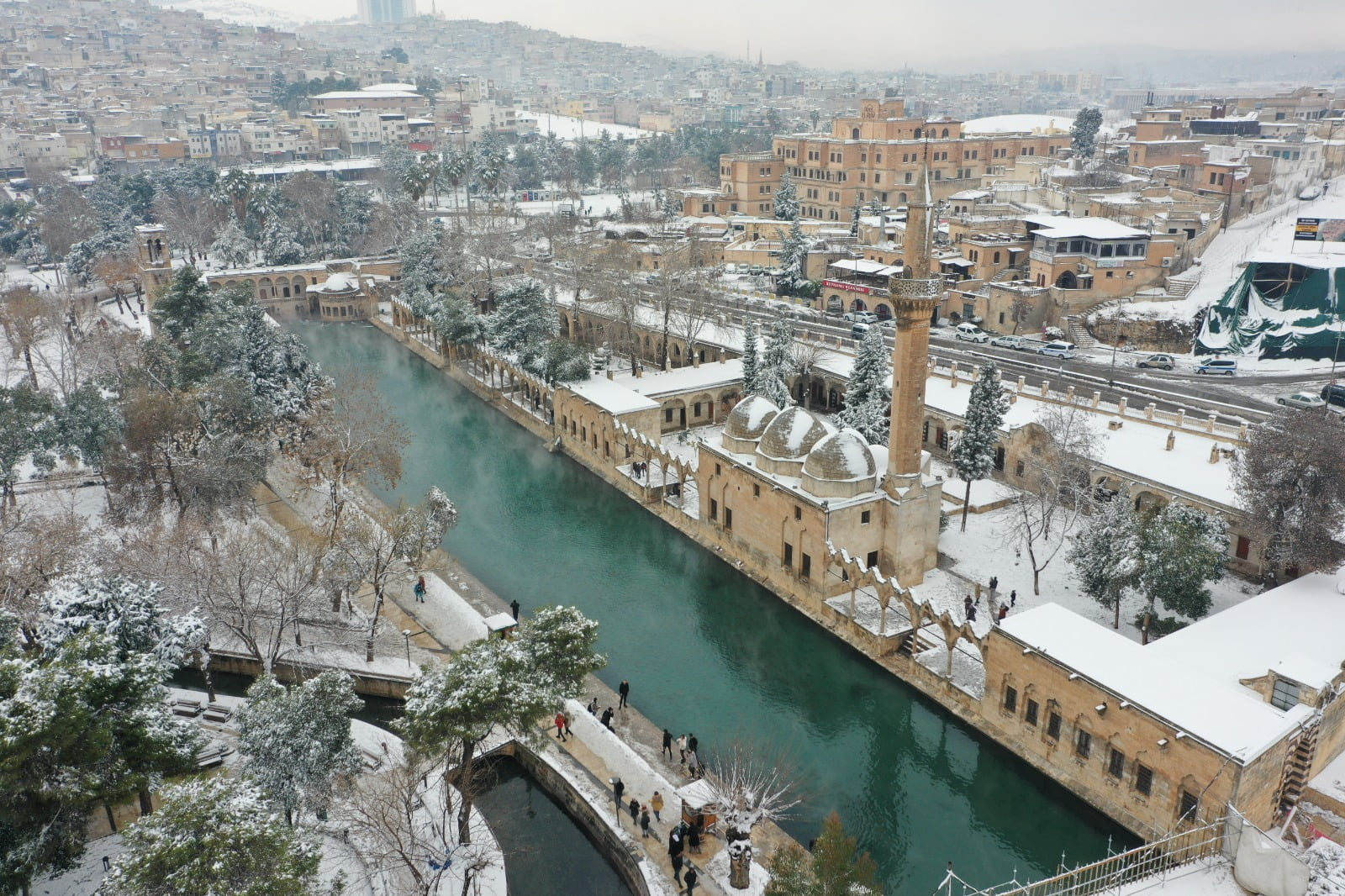 Şanlıurfa'dan kar manzaraları