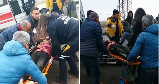 Karşıdan karşıya geçmeye çalışan yayaya otomobil çarptı