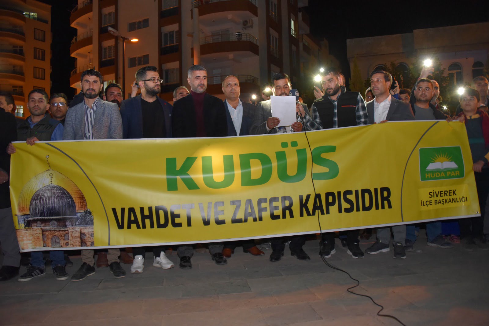 Şanlıurfa'daki ilçelerden siyonist rejime lanet yağdı
