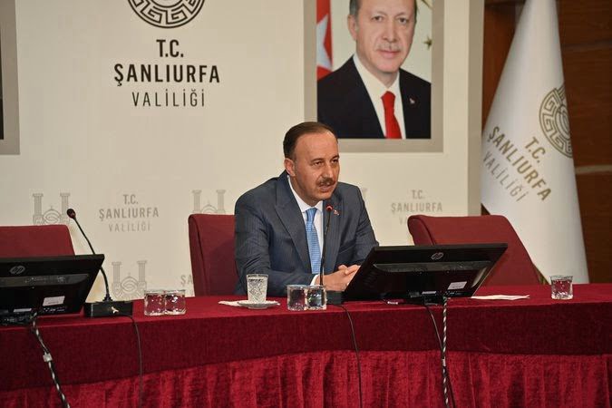 Şanlıurfa Valisi Erin'den veda konuşması