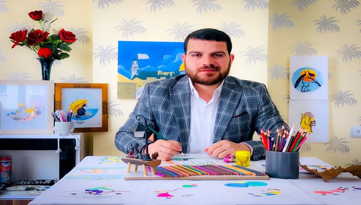 Ressam Ramazan'ın çizimleri milyonlara ulaştı