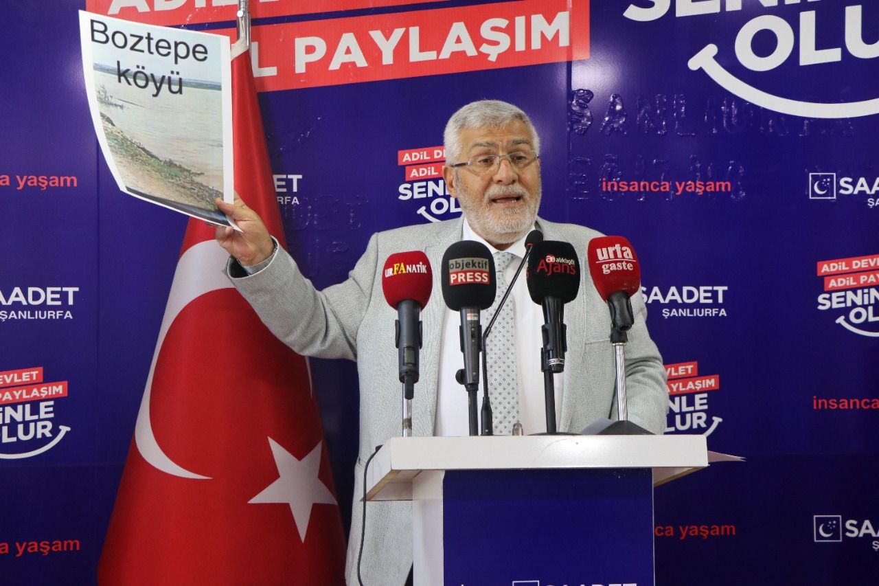 Saadet Partisi Şanlıurfa İl Başkanından flaş açıklamalar