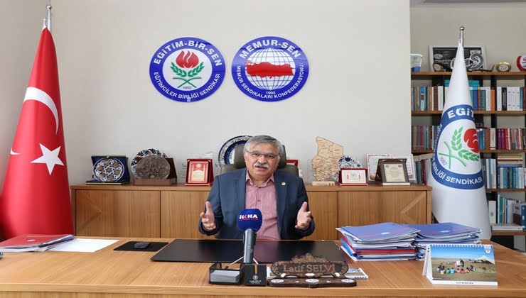 Eğitim-Bir-Sen Genel Sekreteri Selvi sınava girecek öğrenci ve velilere tavsiyelerde bulundu