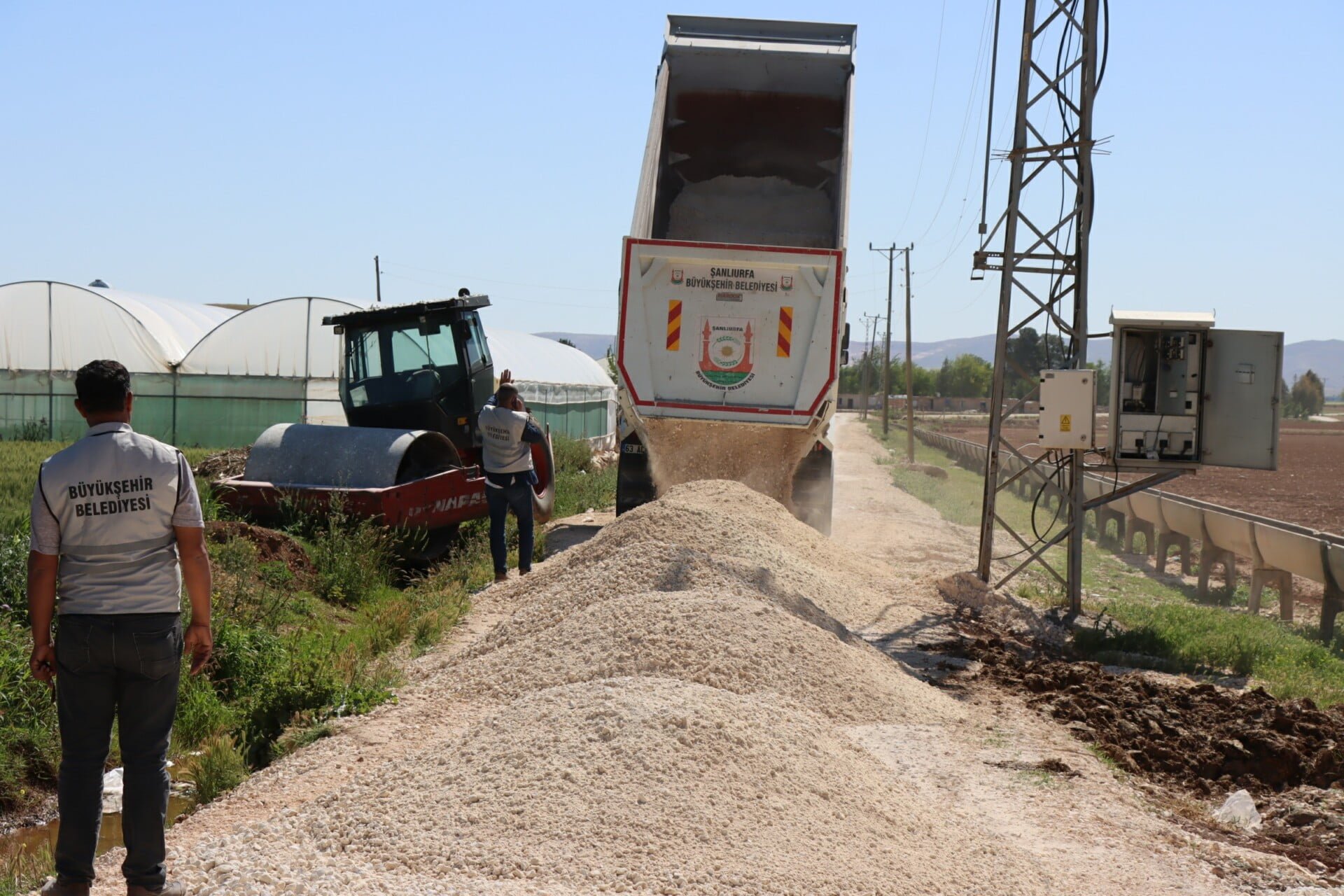 Şanlıurfa'da alt yapı çalışması sürüyor