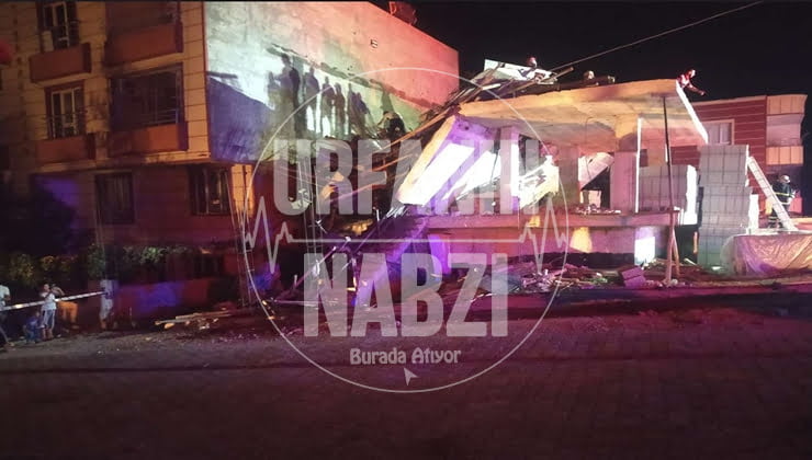 Şanlıurfa'da inşaat çöktü: Yaralılar var!