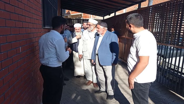 İttihadul Ulema'dan bir heyet Abuzer hocanın taziyesine katıldı