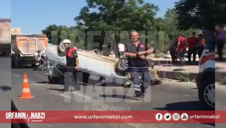 Şanlıurfa'da otomobil takla attı: 1 yaralı