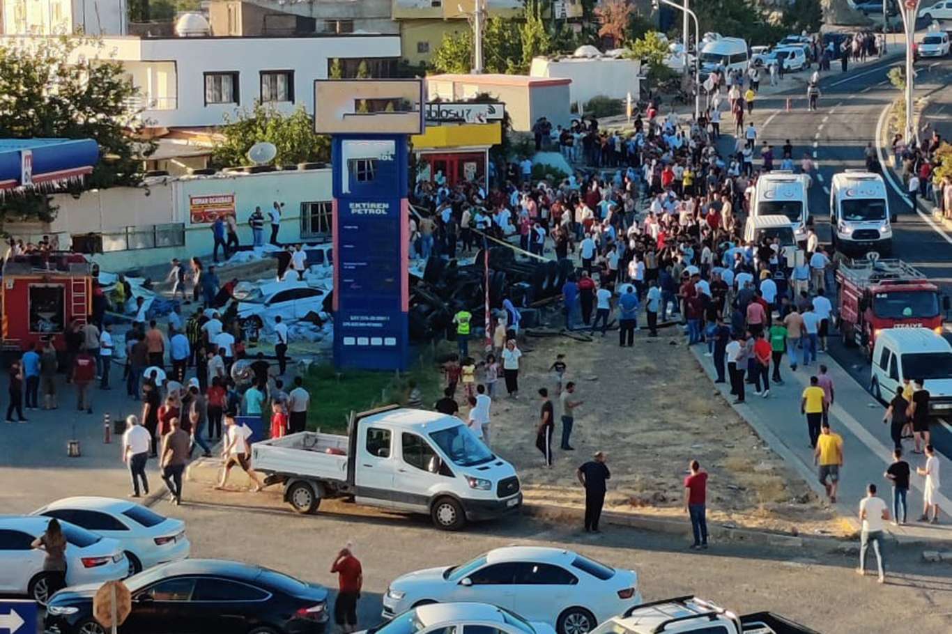 Mardin'de katliam gibi kaza!