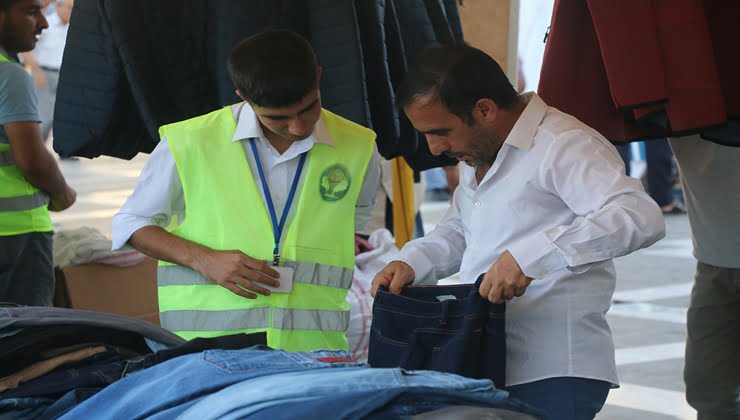 Şanlıurfa’da muhtaç aileler yararına kermes açıldı