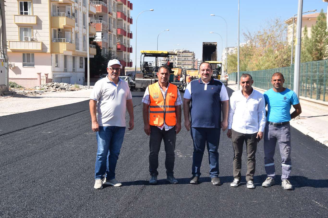 Başkan Ekinci asfalt çalışmalarını yerinde incelendi