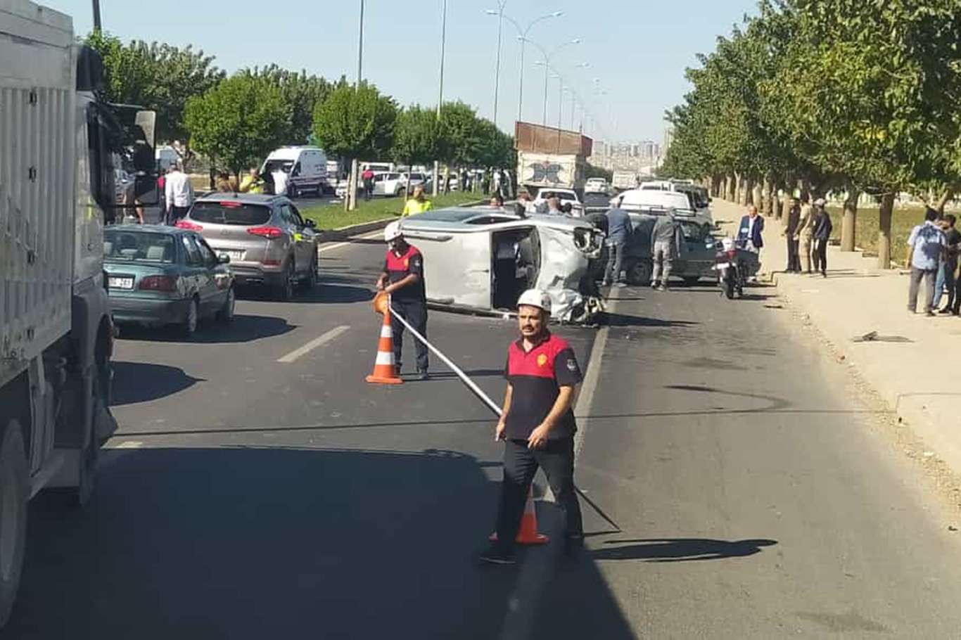 Haliliye'de zincirleme kaza