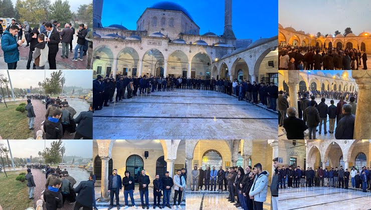 Hür Gençlik Şanlıurfa sabah namazında buluştu