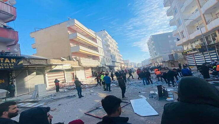 Urfa'da bir binada patlama: Yaralılar var