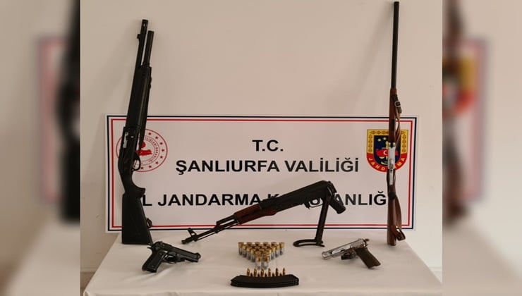 Urfa’da kaçak silah operasyonu