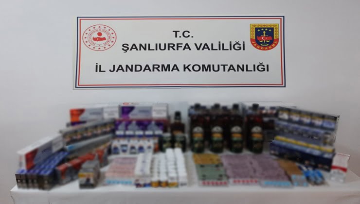 Urfa’da çok sayıda sahte içki ve kaçak sigara ele geçirildi