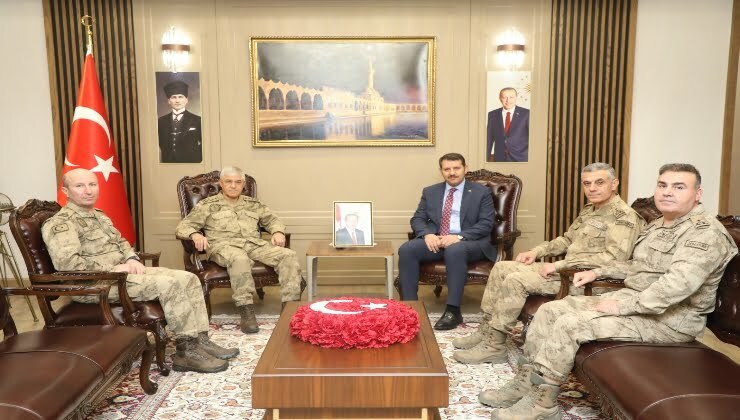 Orgeneral Çetin, Vali Ayhan’ı ziyaret etti