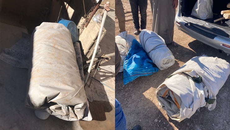 Urfa'da çadır çaldığı belirlenen iki kişi gözaltına alındı