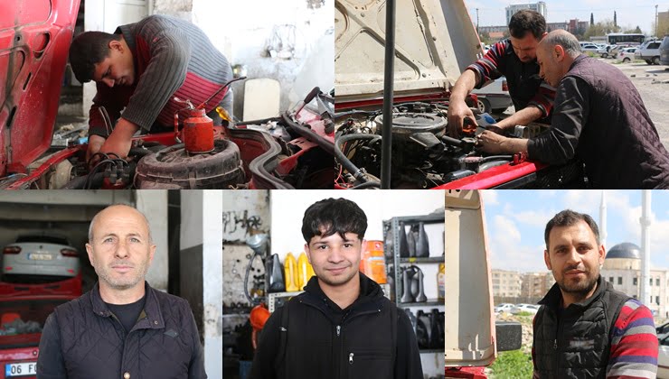 Sanayi esnafı zorlu şartlara rağmen oruç ibadetini yerine getiriyor