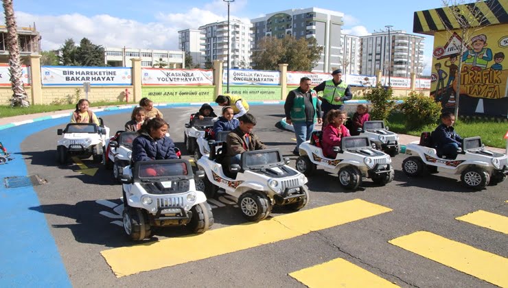 Urfa'da çocuklara trafik bilinci aşılanıyor