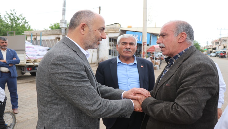 Başkan Aksoy esnaf ve vatandaşlarla buluştu