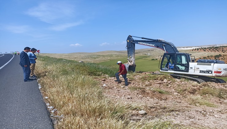 Suruç Ölüm Yolu'nda çalışmalar başladı