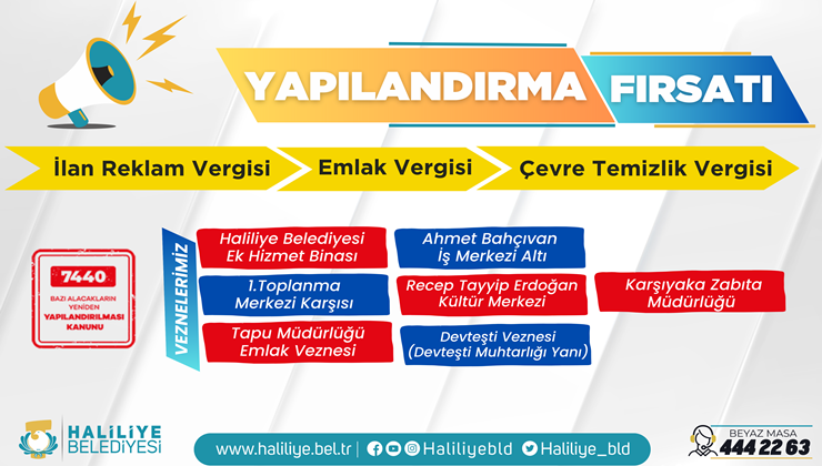 Urfa'da yapılandırma fırsatı devam ediyor