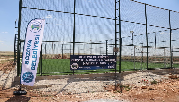 Bozova'da yeni spor alanları yapıldı