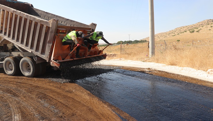 Haliliye Kırsalından yol çalışmaları devam ediyor