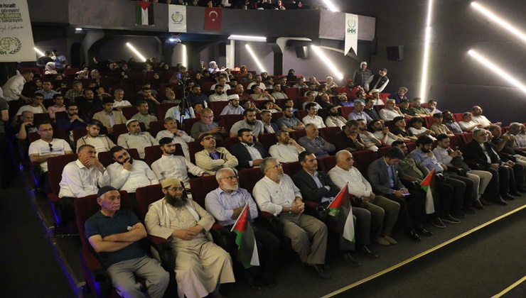Filistin direnişinin sembolü Urfa'da konuştu