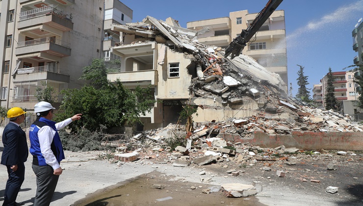 Şanlıurfa’da deprem konutlarının inşası başladı