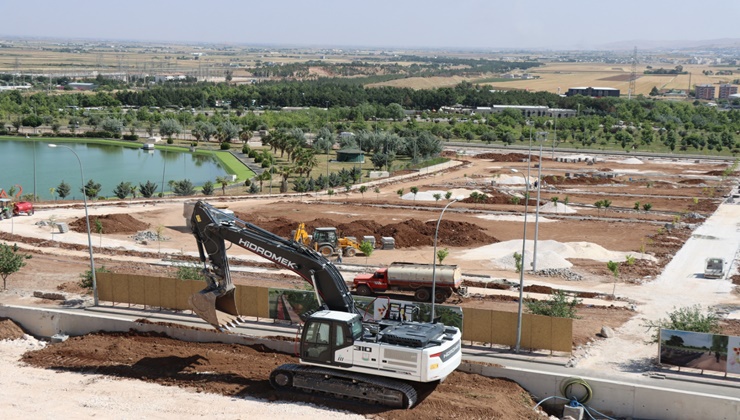 Şanlıurfa'da park çalışmaları sürüyor