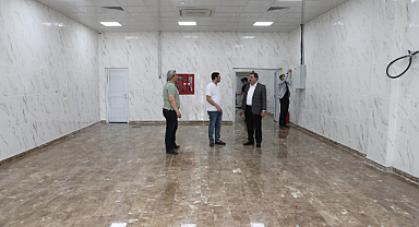 Canpolat sosyal yardım kompleksinde incelemelerde bulundu