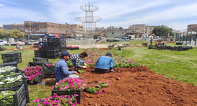 Eyyübiye'de selden etkilenen parklar onarılıyor!