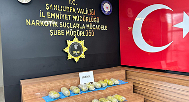 Şanlıurfa'da araçta uyuşturucu bulundu