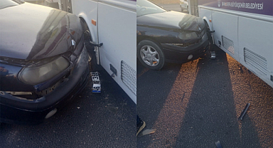 Şanlıurfa'da maddi hasarlı trafik kazası