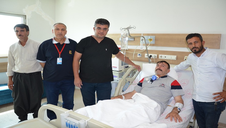 Boğazı kesilen hasta sağlığına kavuştu