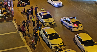 Urfa'da kaldırımda giden yayaya motor çarptı