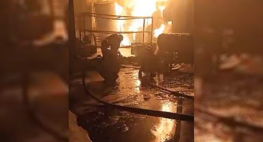 Urfa'da trafo fabrikasında yangın!