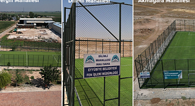 Akmağara, Vergili ve Dilimli Mahalleleri halı sahaya kavuştu