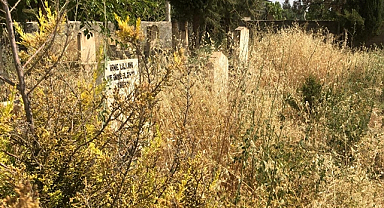 Hamurkesen Aile mezarlığının hali içler acısı