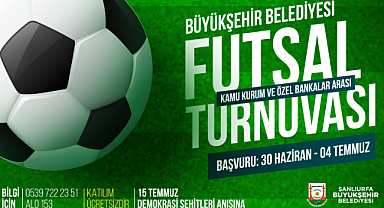 Şanlıurfa'da Futsal turnuvası düzenlenecek