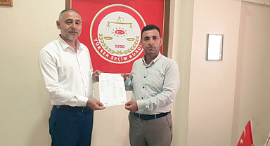 HÜDA PAR Suruç İlçe Başkanı seçilen Fidan mazbatasını aldı