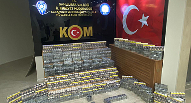 On bin'den fazla kaçak sigara yakalandı