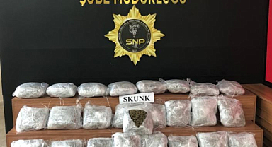 Şanlıurfa'da 19 kilo Skunk ele geçirildi