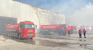 Şanlıurfa Organize Sanayi Bölgesinde yangın
