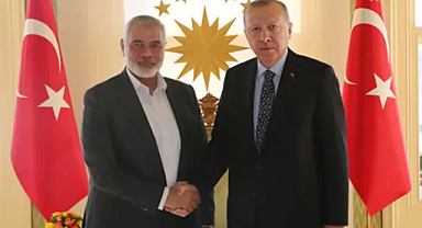 Erdoğan, HAMAS Siyasi Büro Başkanı İsmail Heniyye ile görüştü