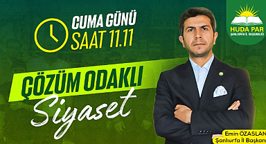 HÜDA PAR İl Başkanı Polat: Şimdi sıra bizde!