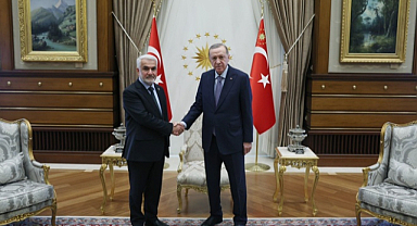 HÜDA PAR Lideri Yapıcıoğlu Cumhurbaşkanı Erdoğan ile görüştü