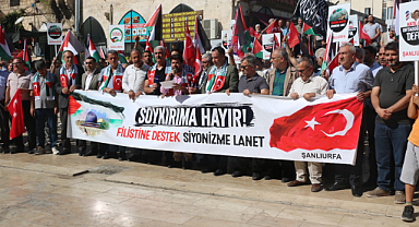 Şanlıurfa Memur-Sen israili lanetledi!