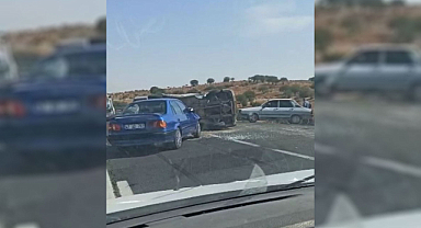 Suruç ölüm yolunda kaza: 1 yaralı